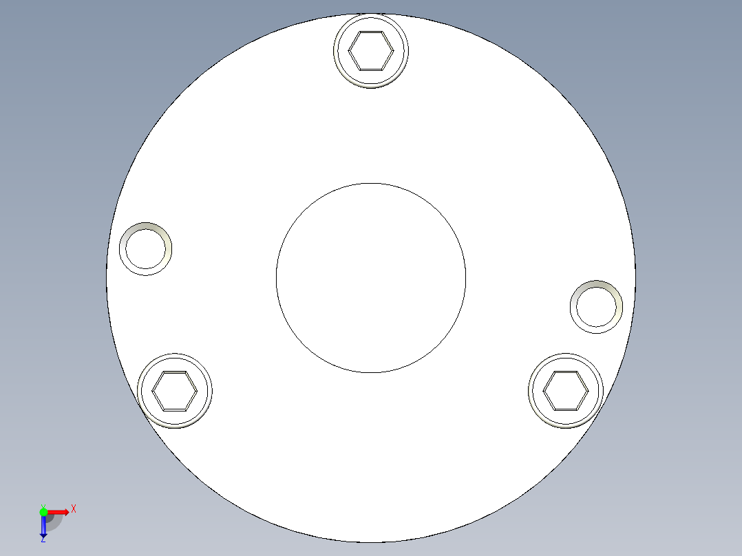 A3004569-E+H 滑动套筒 - 1英寸 NPT 接口用于 Liquiphant 振动开关俯视图