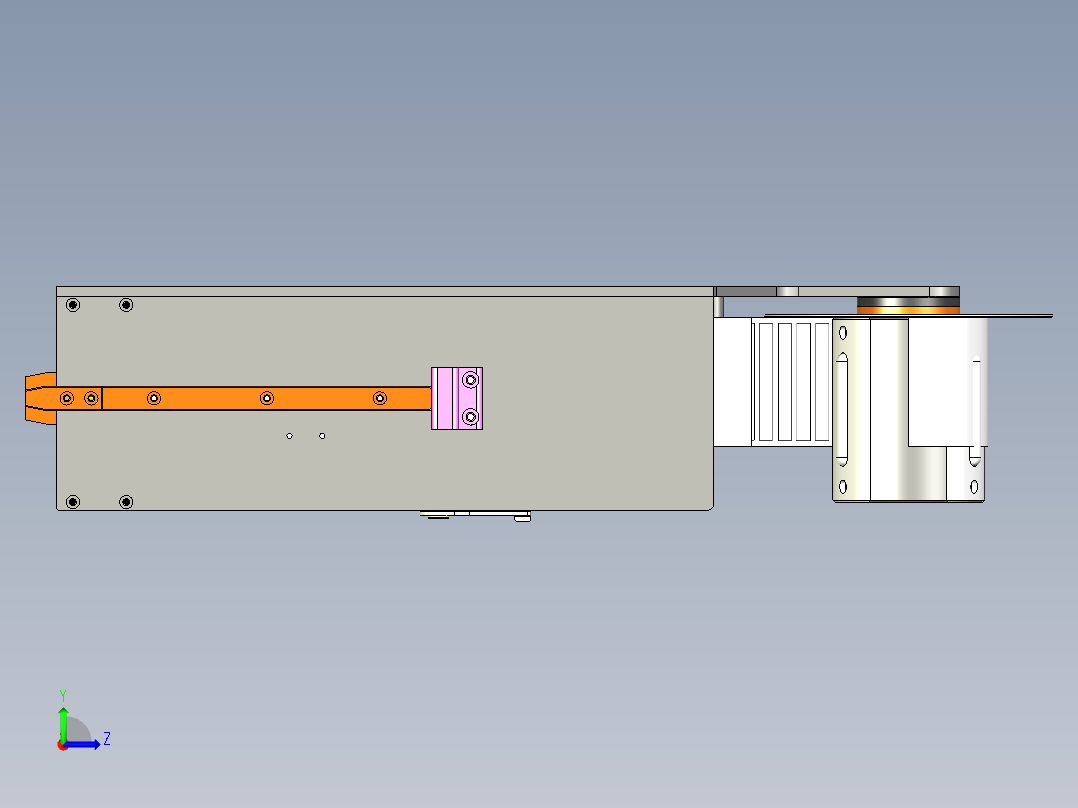 飞达供料器左视图
