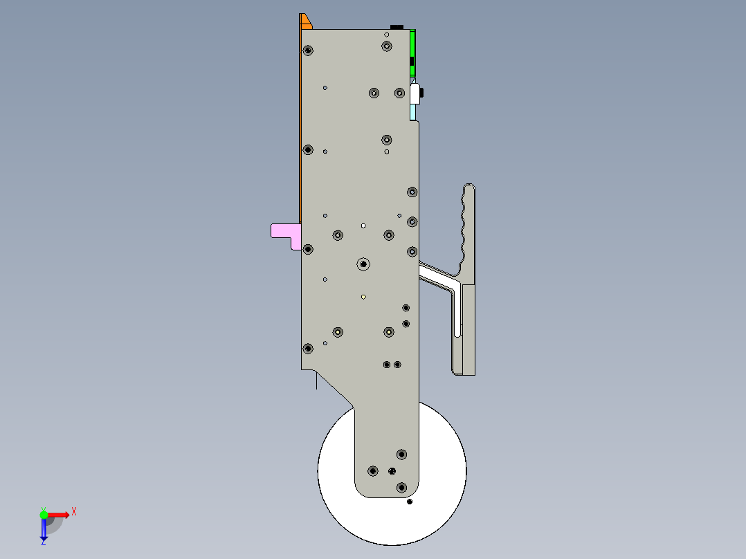 飞达供料器俯视图