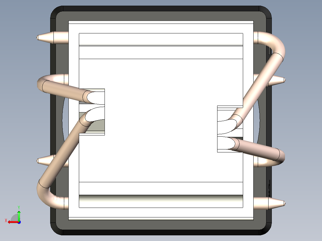 amd am4无刀片箱式冷却器13后视图