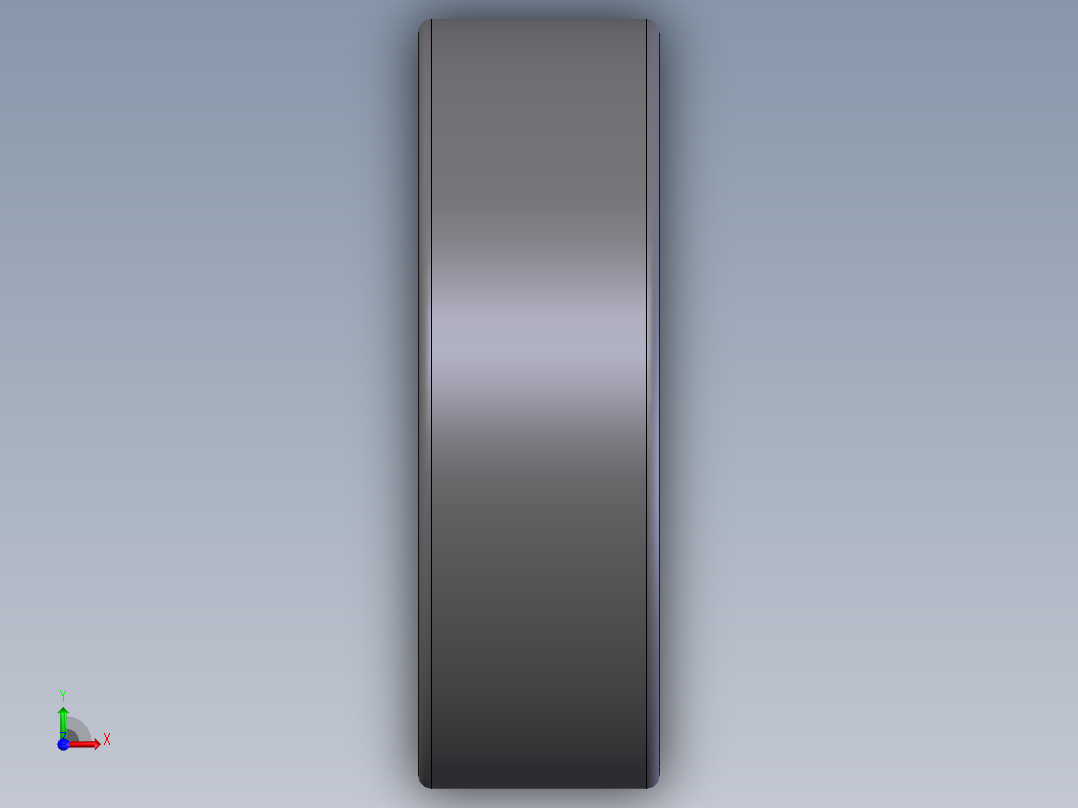 滚珠轴承 SKF 6202前视图