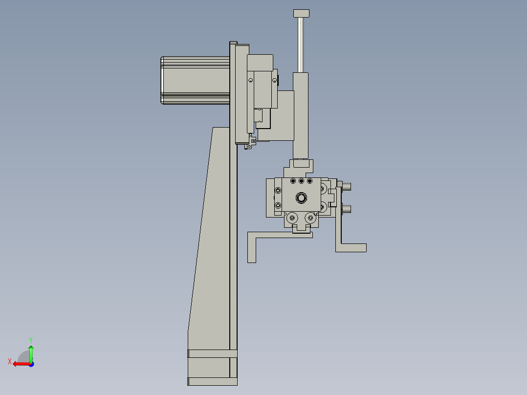 下料机械手后视图