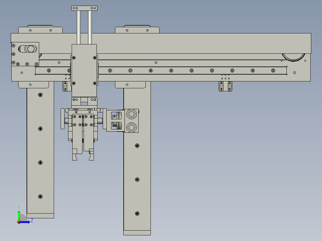下料机械手左视图