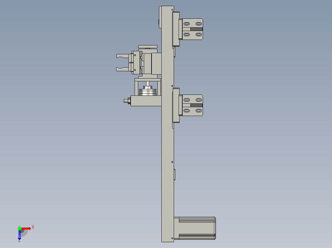 下料机械手俯视图
