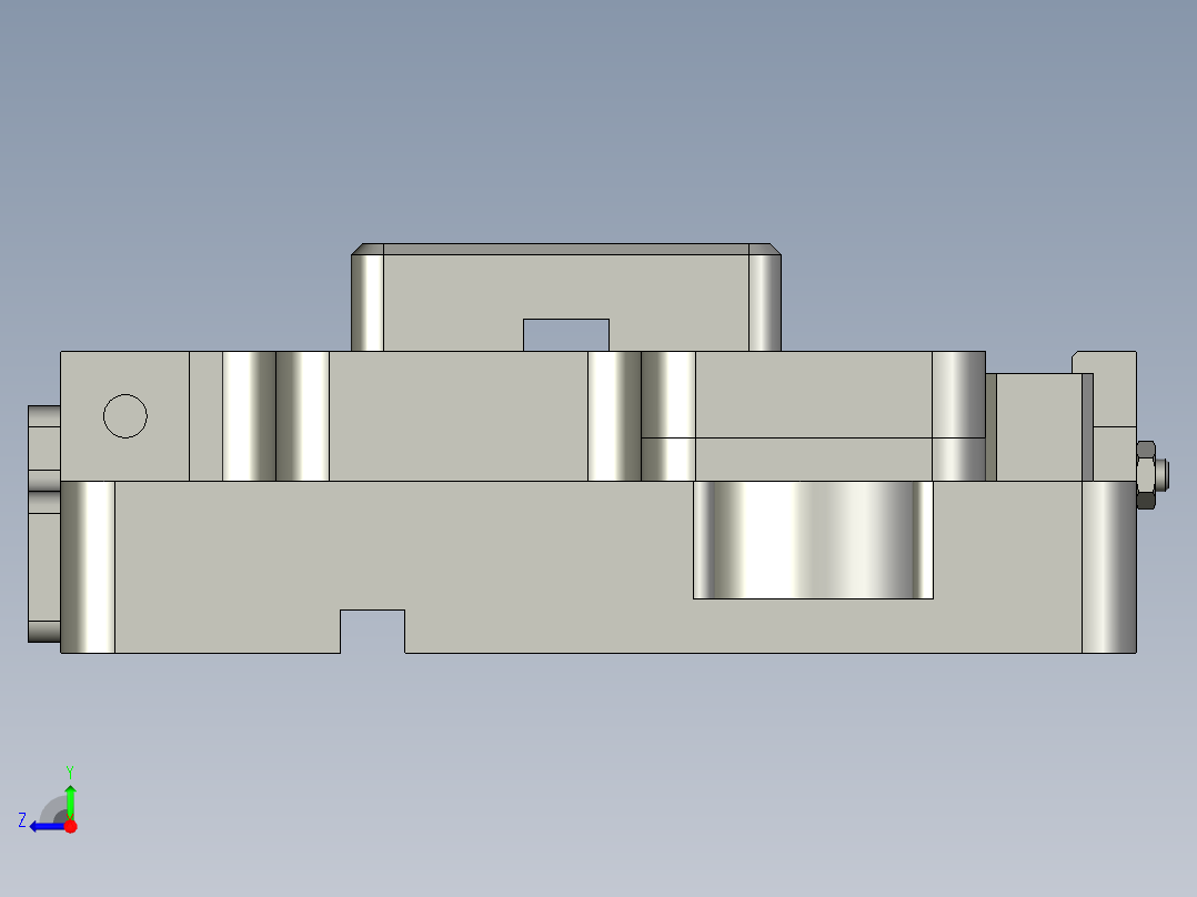 768仿形治具装配体右视图