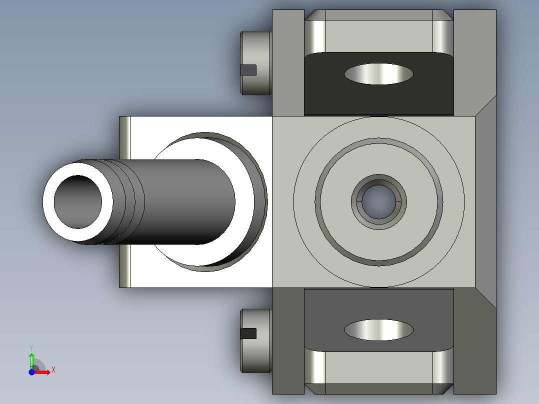 adaptor夹头装配前视图