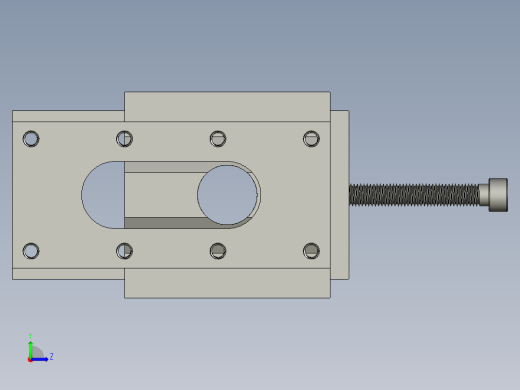 自动升降环形动力生产称重线设计-Adjustmentbearingcombination调整轴承组合-V2左视缩略图