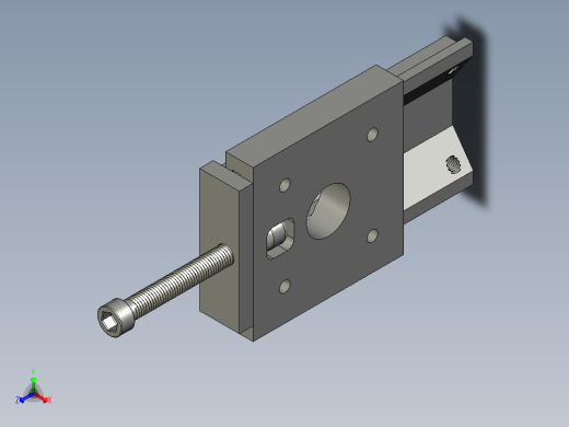 自动升降环形动力生产称重线设计-Adjustmentbearingcombination调整轴承组合-V2正等轴测缩略图