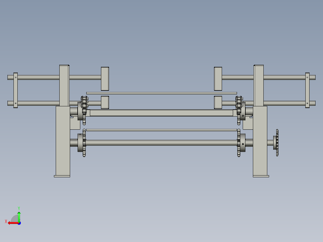 洁垫蓬松送料机--手动后视图