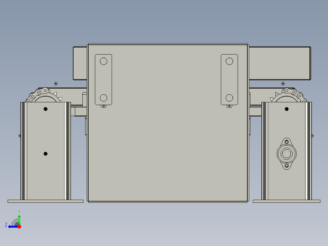 洁垫蓬松送料机--手动右视图