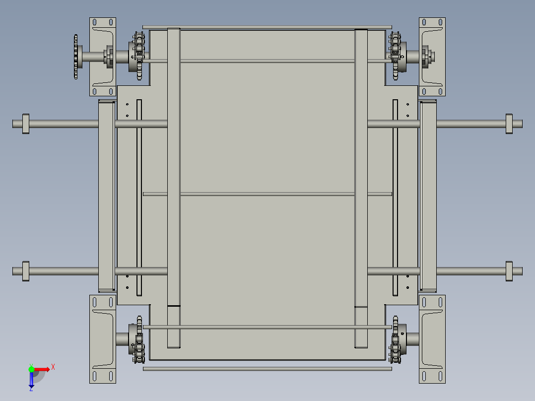 洁垫蓬松送料机--手动俯视图