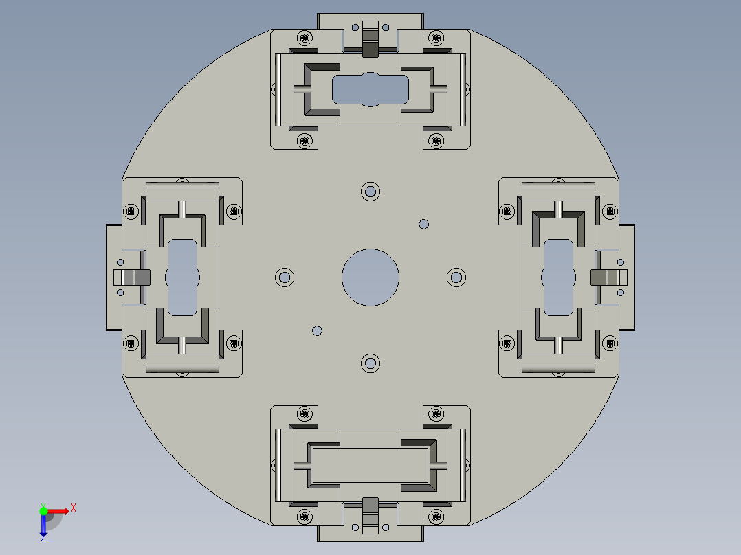 SAWH02-03300-1A0铝片盒转盘俯视图