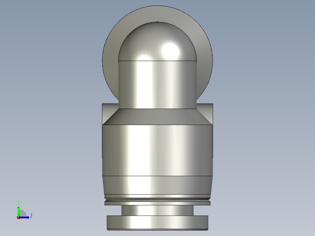 PV8-弯头-亚德客左视图