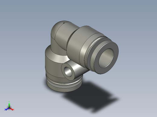 PV8-弯头-亚德客正等轴测缩略图