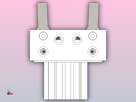 气爪（支点开闭型）肘节型HMHT2系列[HMHT2-50D]前视缩略图