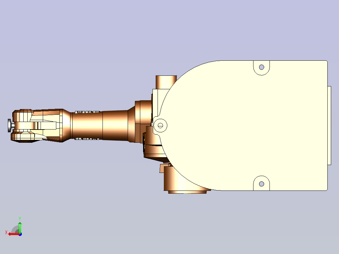ABB工业机器人 IRB1600后视图