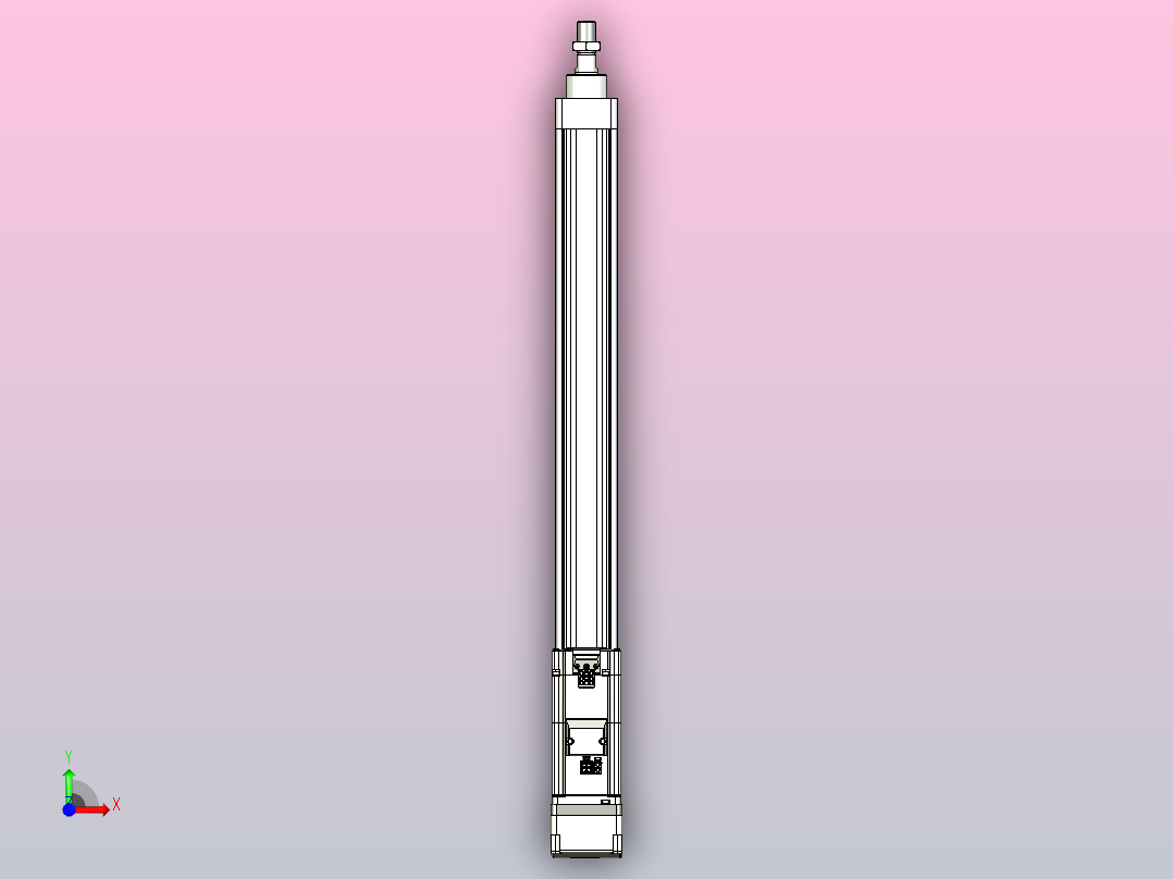轻载电动缸TPA-ESR40-1210C-L450-MR-W-P40-C3前视图
