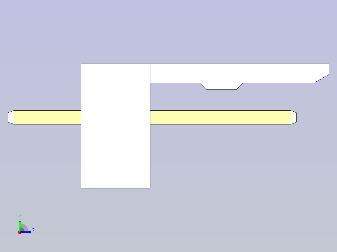 PC 风扇 3PIN PCB 接头左视图