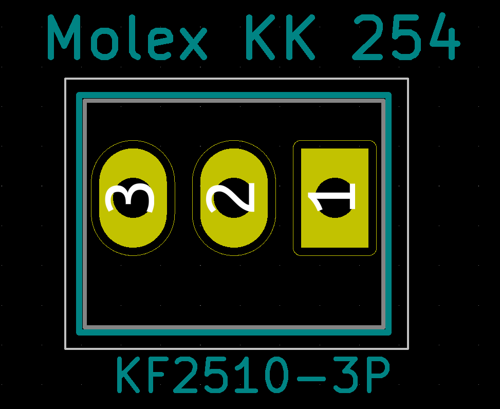 PC 风扇 3PIN PCB 接头