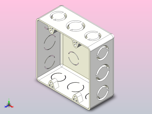 Caja Plástica 4英寸x 4英寸(导管)插座开关预埋暗盒暗装暗盒