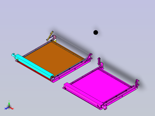 双夹具弧焊工作站3D设计