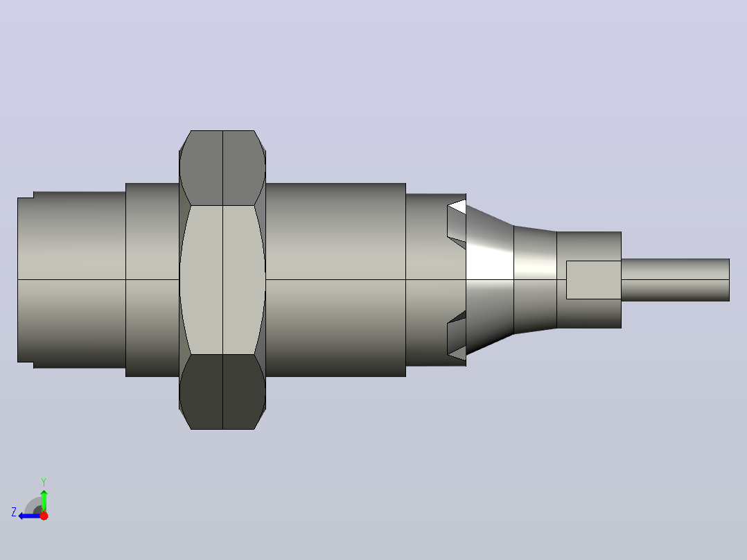 接近开关传感器E2B-M18KN10-WZ-C1右视图