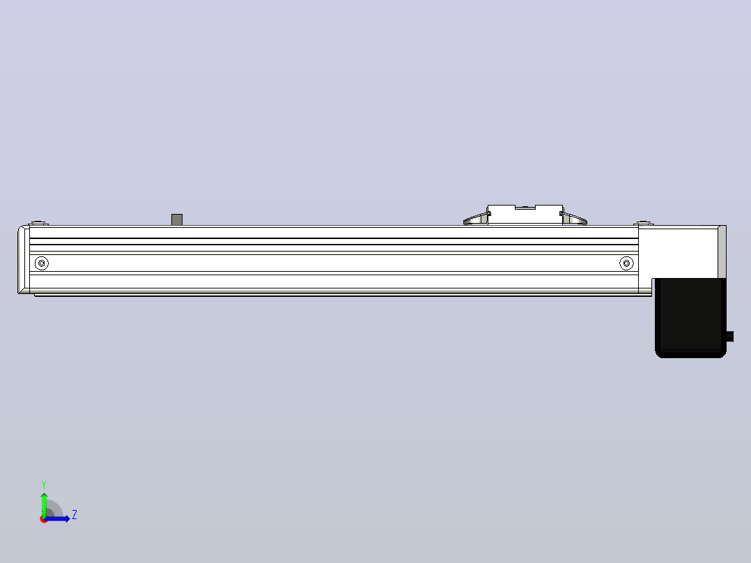ECB5-200-BM-A42M直线模组左视图
