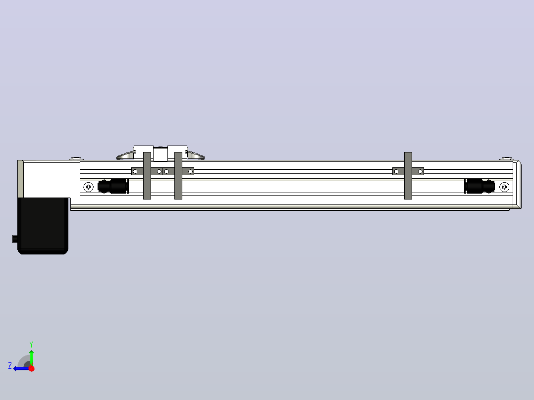 ECB5-200-BM-A42M直线模组右视图