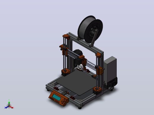 rusa-i3mk2-3d打印机