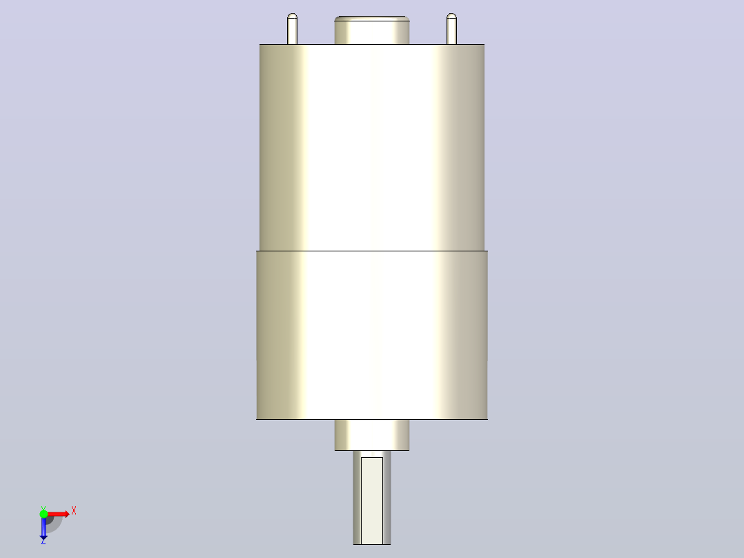 ZG37RG 12V DC齿轮电机马达，不同长度，适用于不同的齿轮比俯视图