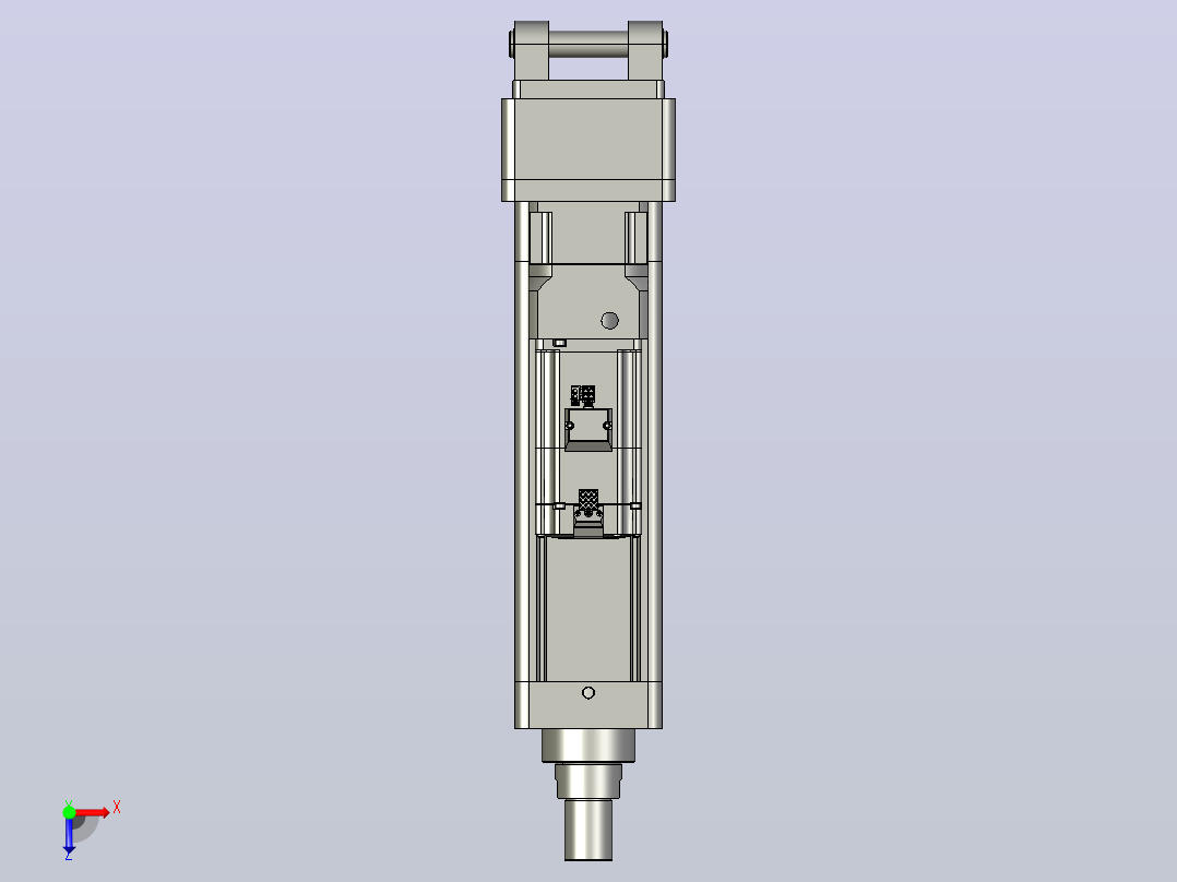 轻载电动缸TPA-ESR100-3210C-L150-MR-CB-W-P75-JX-C3俯视图