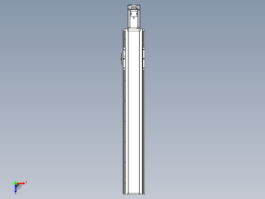 日规模组半封闭丝杆TPA-HNR-105D-1610C-L550-M-Y-P40-N3俯视缩略图