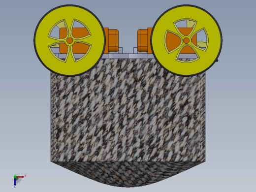 编程四轮小车3D图纸 Solidworks设计俯视缩略图