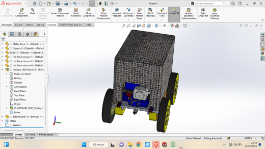 编程四轮小车3D图纸 Solidworks设计缩略图