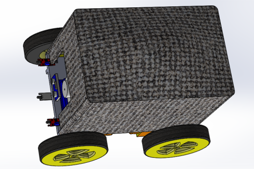 编程四轮小车3D图纸 Solidworks设计缩略图