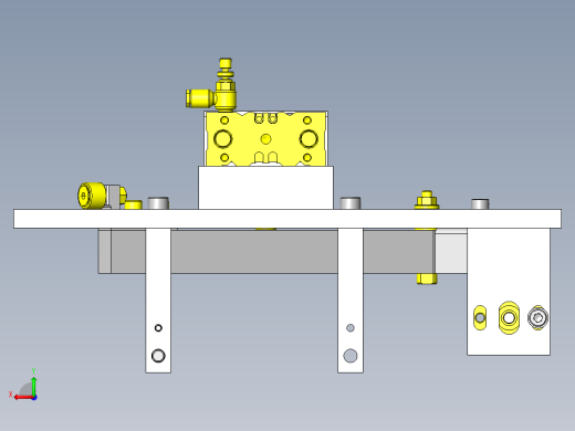 Y型输送机用工件分类装置后视缩略图