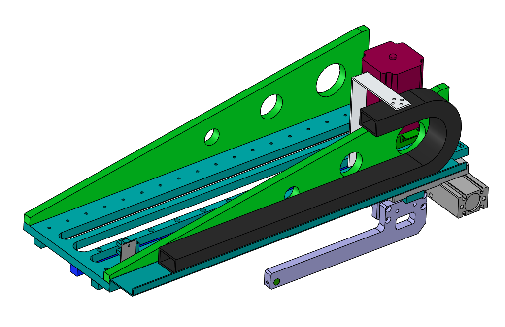 齿轮齿条传动夹爪上料模组3D模型图纸 Solidworks 附STEP