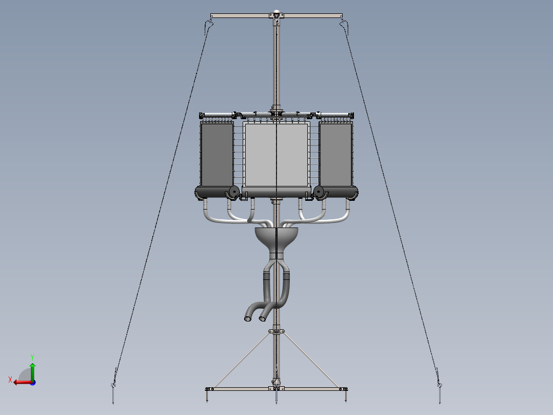 大容量集雾器后视图