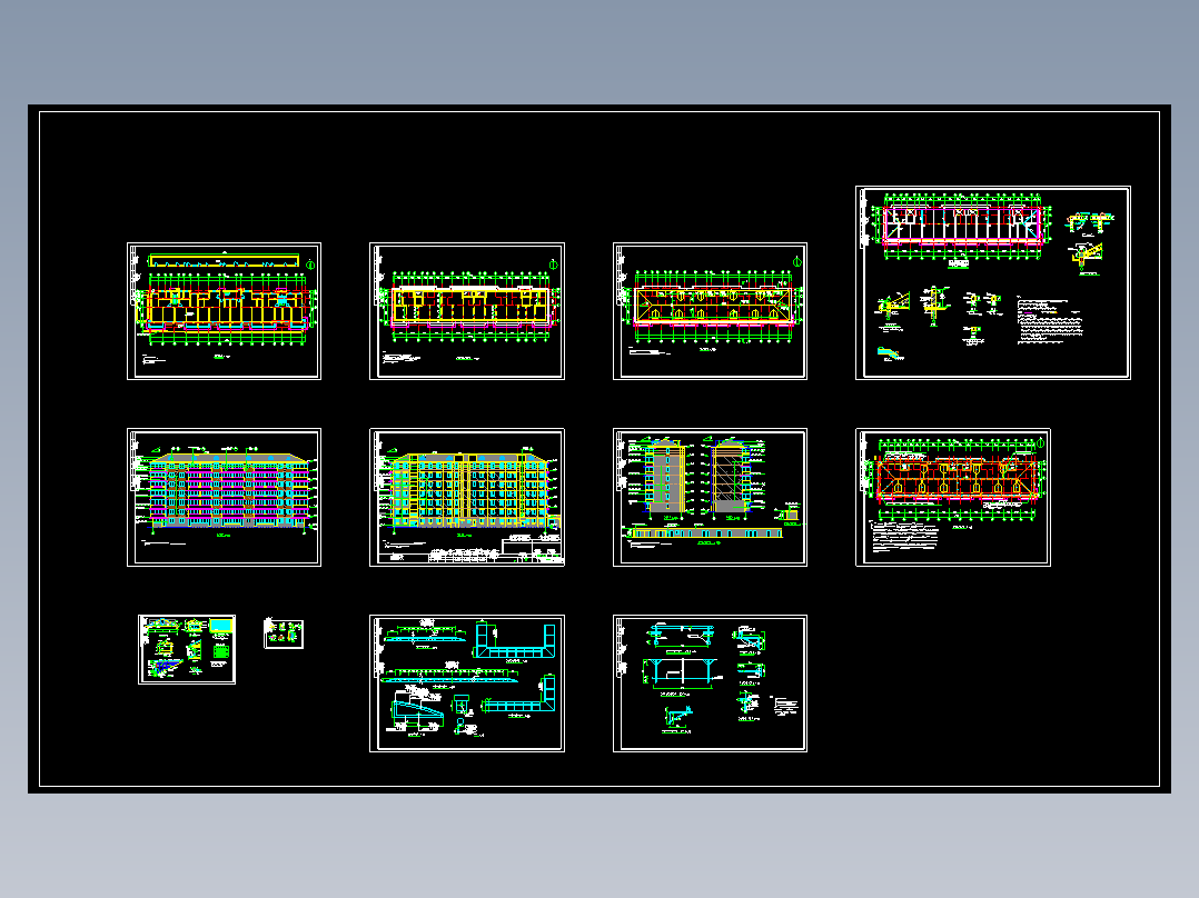 住宅楼房屋面平改坡结构设计图