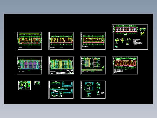 住宅楼房屋面平改坡结构设计图