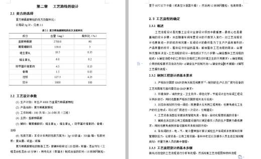 赖氨酸颗粒药物制药工艺设计缩略图