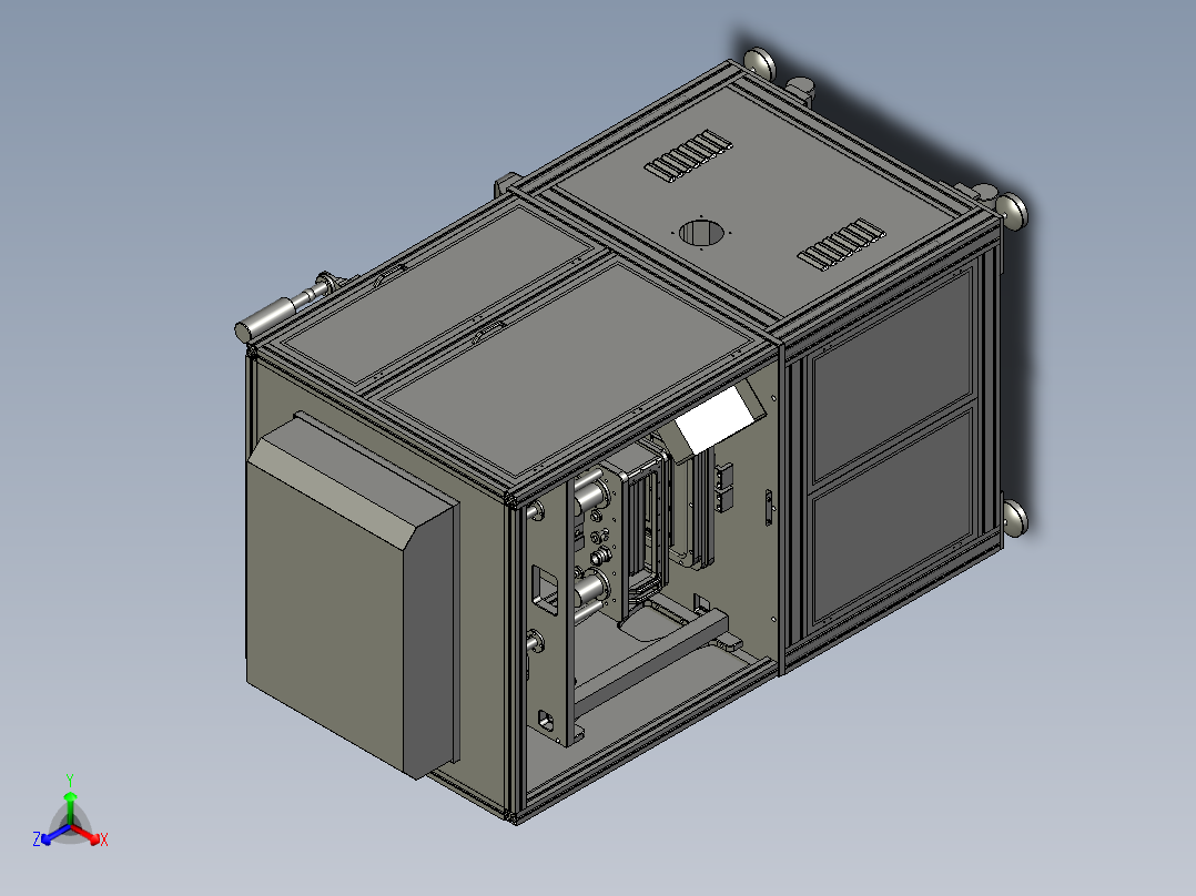 硬对硬真空贴合机3D模型