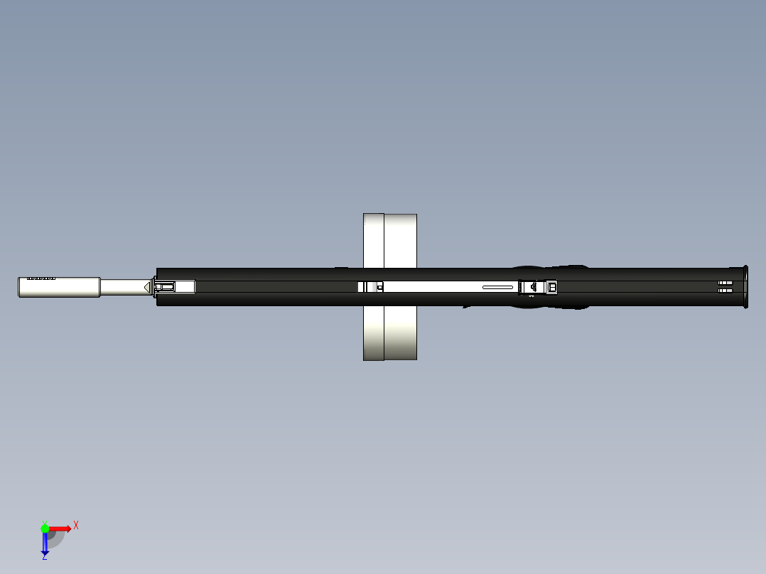 AA12散弹枪3D俯视图