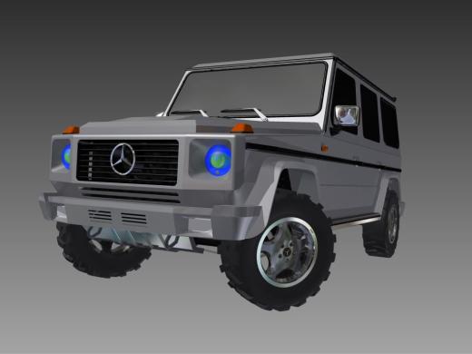 Mercedes 奔驰G级全地形越野车模型外观3D图纸缩略图