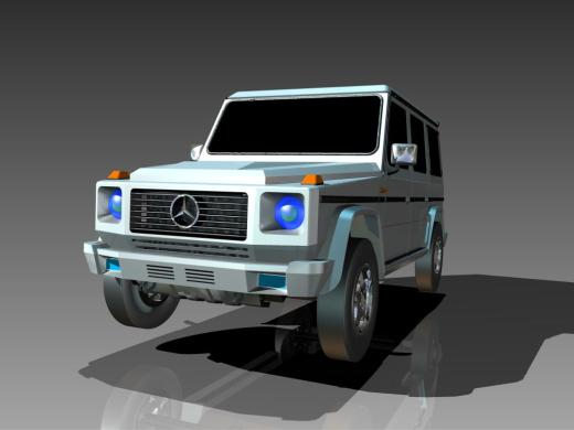 Mercedes 奔驰G级全地形越野车模型外观3D图纸缩略图