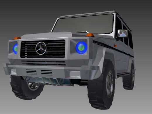 Mercedes 奔驰G级全地形越野车模型外观3D图纸缩略图