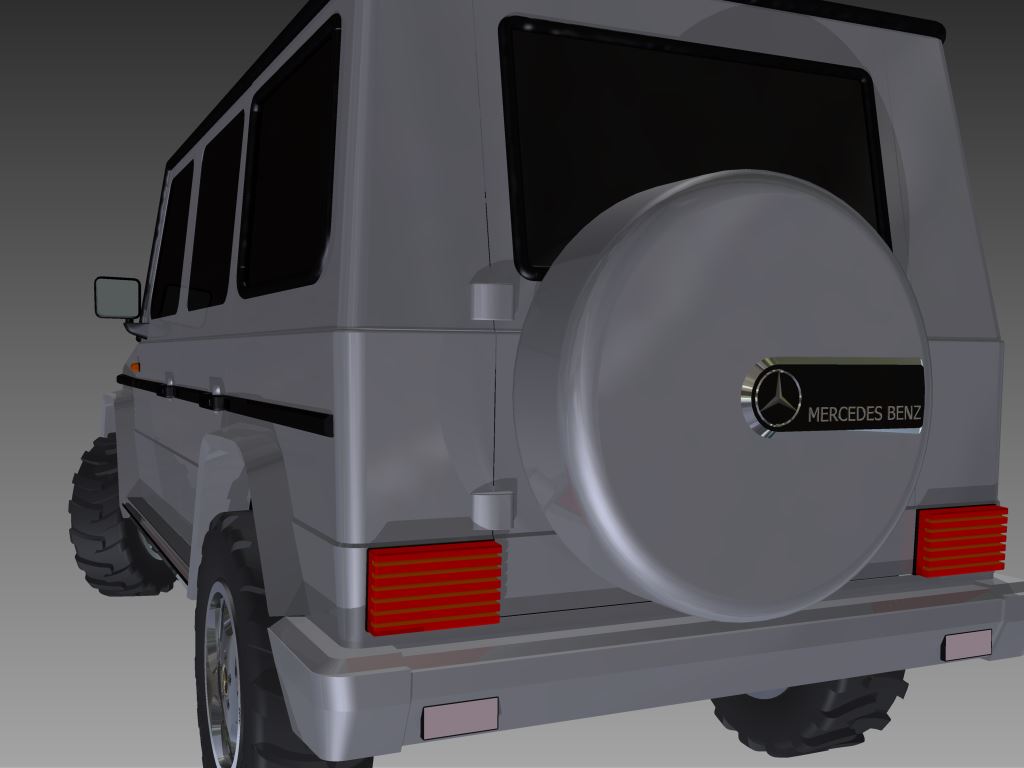 Mercedes 奔驰G级全地形越野车模型外观3D图纸