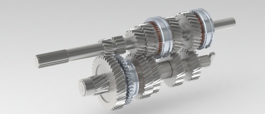 Gearbox Caja 5档变速箱齿轮结构3D图纸 STEP IGS格式缩略图