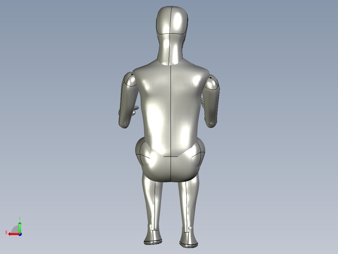 多款操作工人3d模型工人solidworks三维人物模型打包后视图