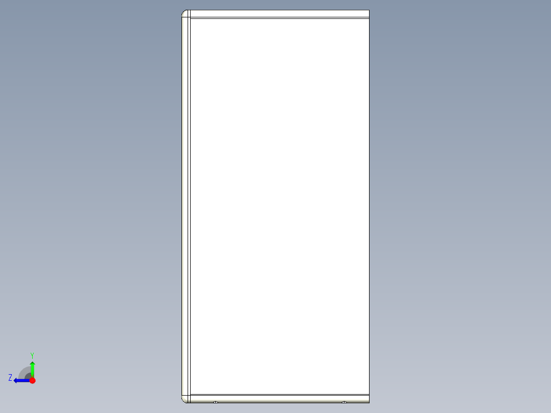 双门吊柜（GA-09P-C）右视图